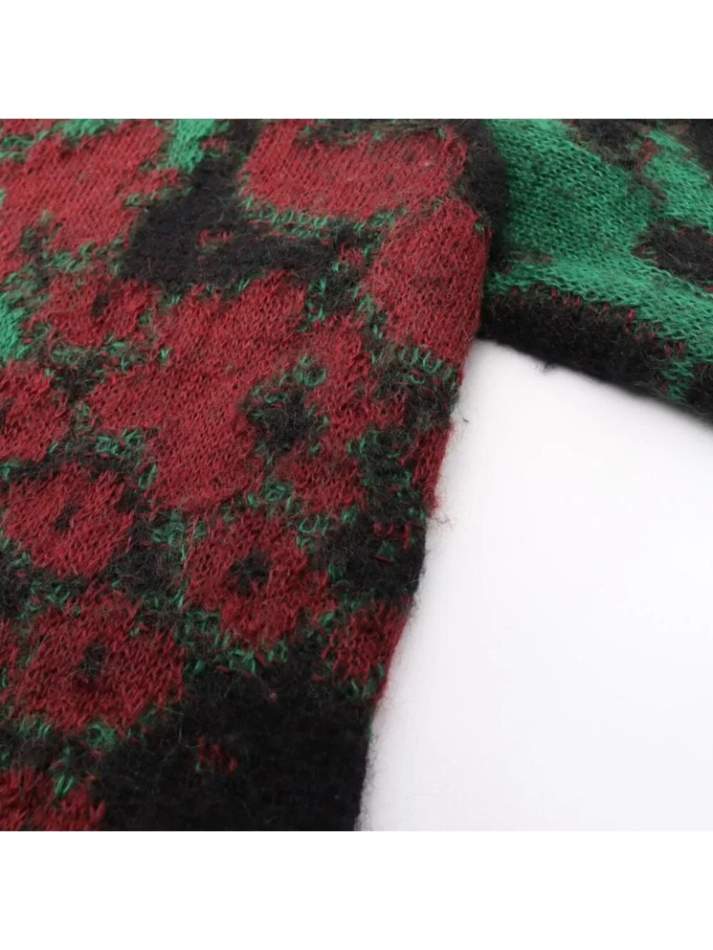 Chanel Knit CC Logo Button All Over Print Cashmere Sweater